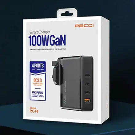 [6955482517406] RECCI CHARGER RC41 100W GAN